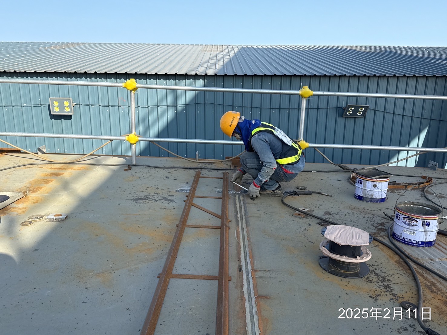 12B節塊銲道研磨作