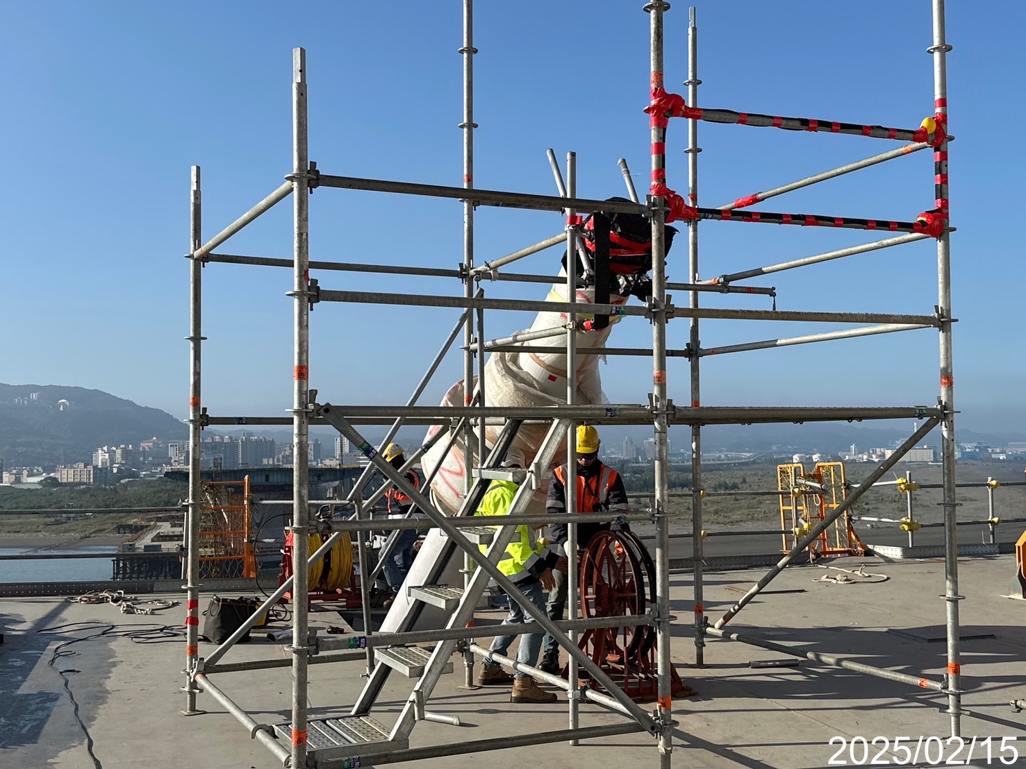 B06斜索施拉前置作業