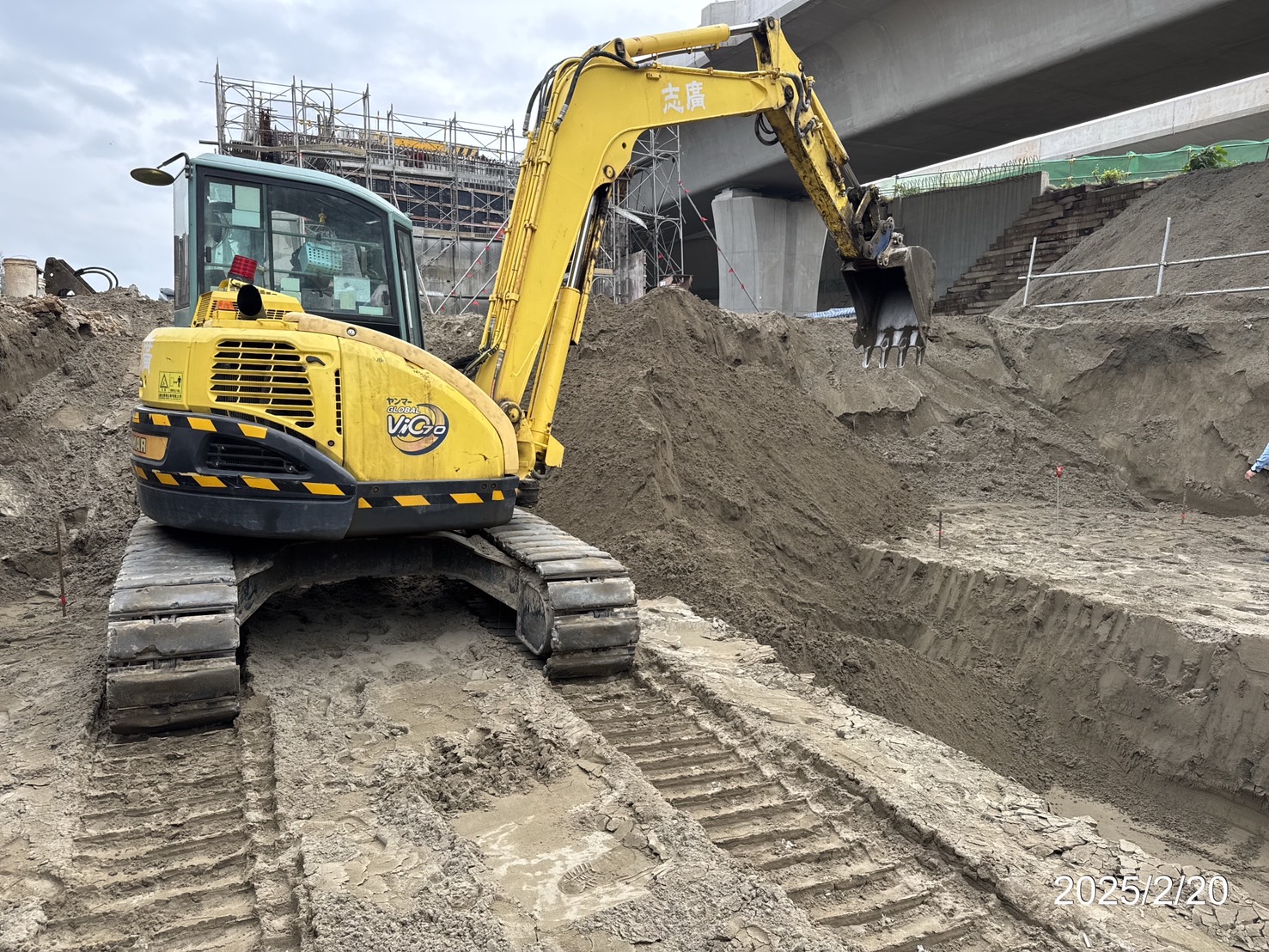 RL1-L7構造物降挖及整地施作