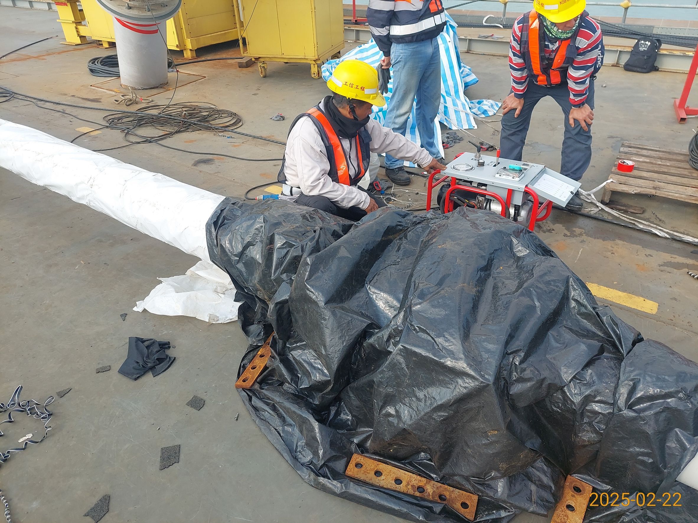 TW7-HDPE管熱熔接