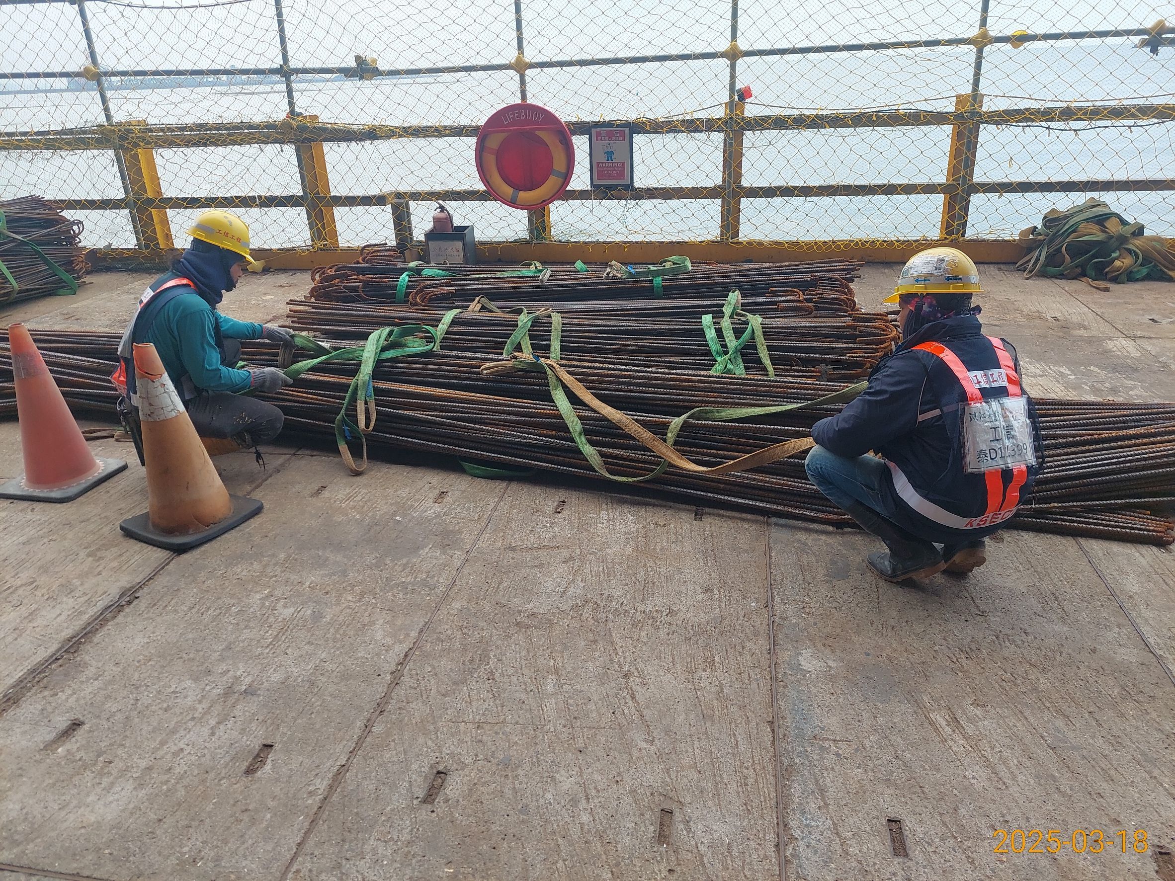 U45節塊鋼筋綁紮