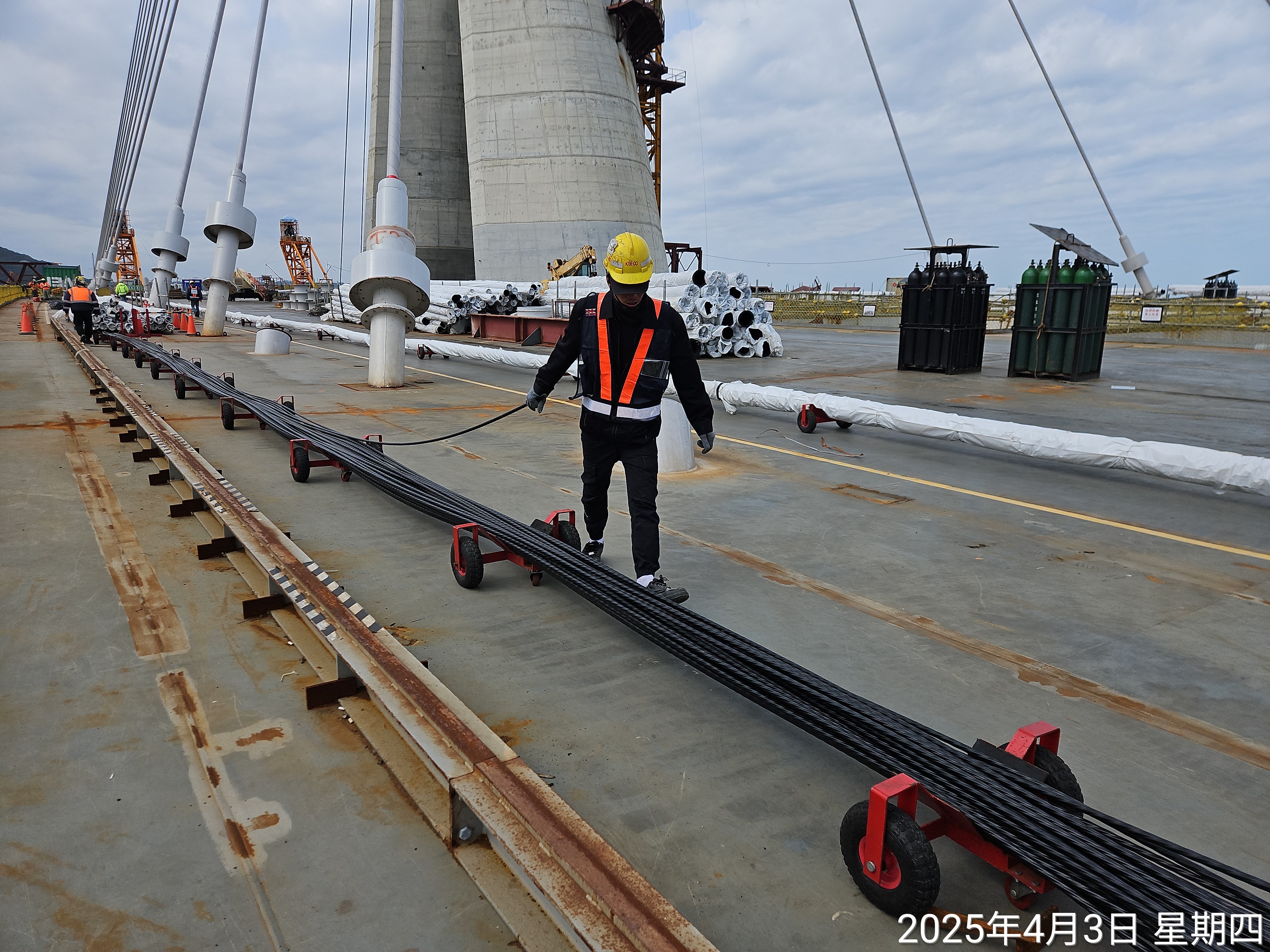 B09斜索前置作業