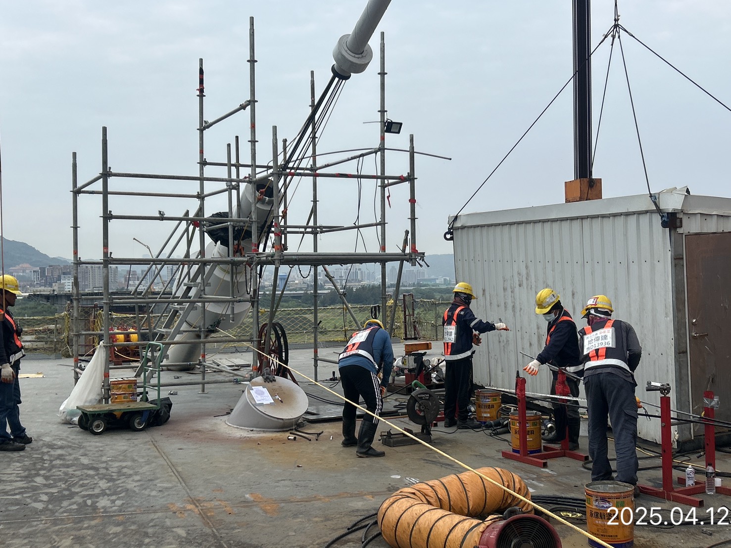 B09斜索第一次施拉