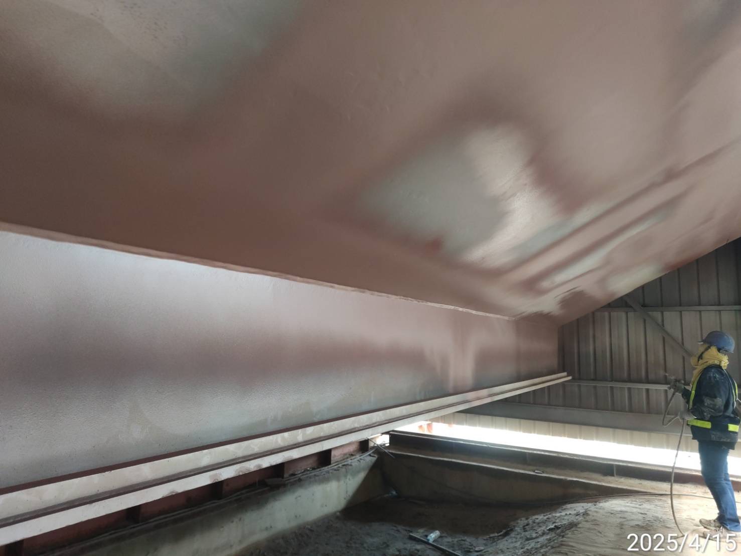 17B節塊噴砂塗裝作業