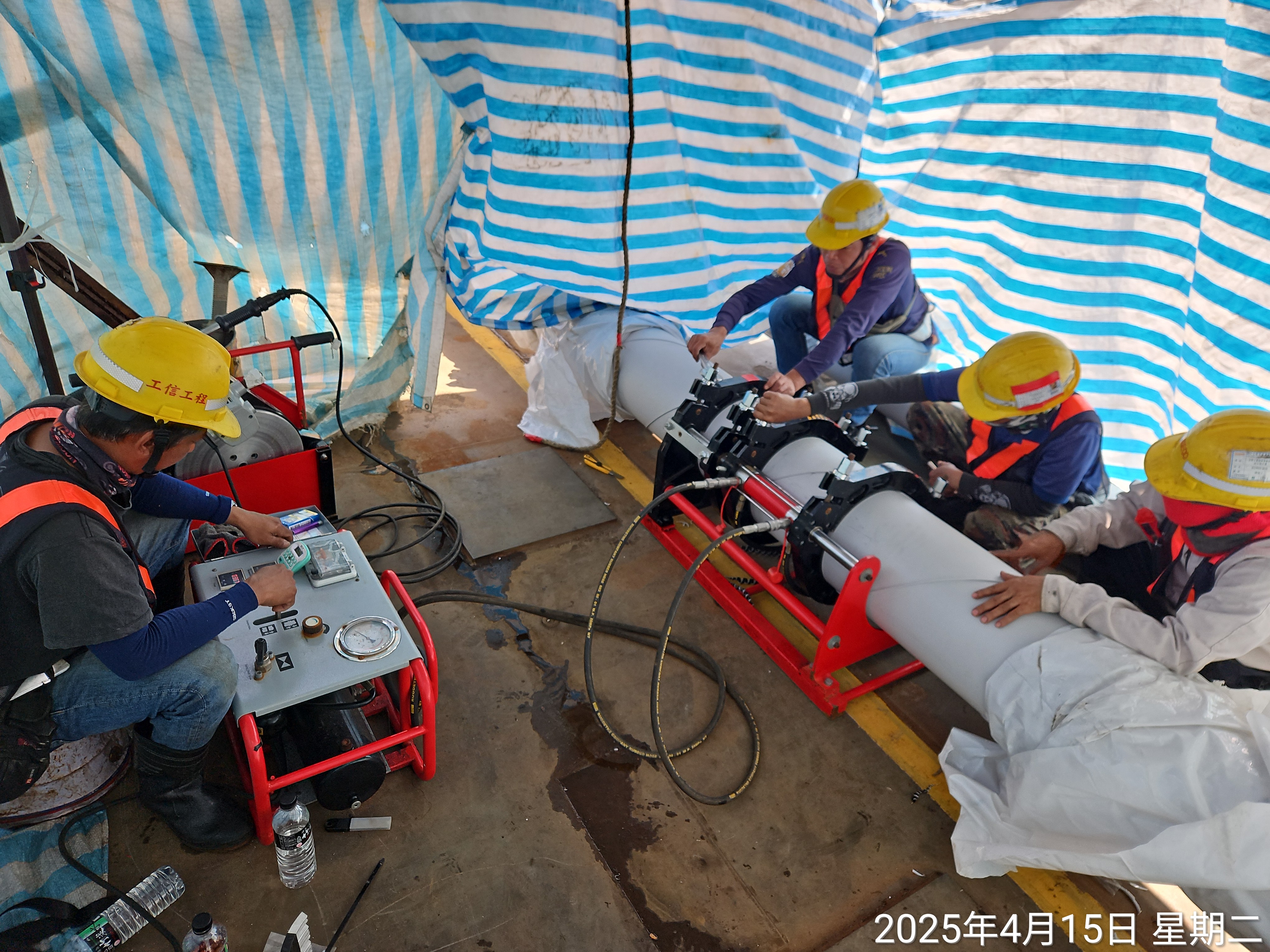 B10斜索前置作業