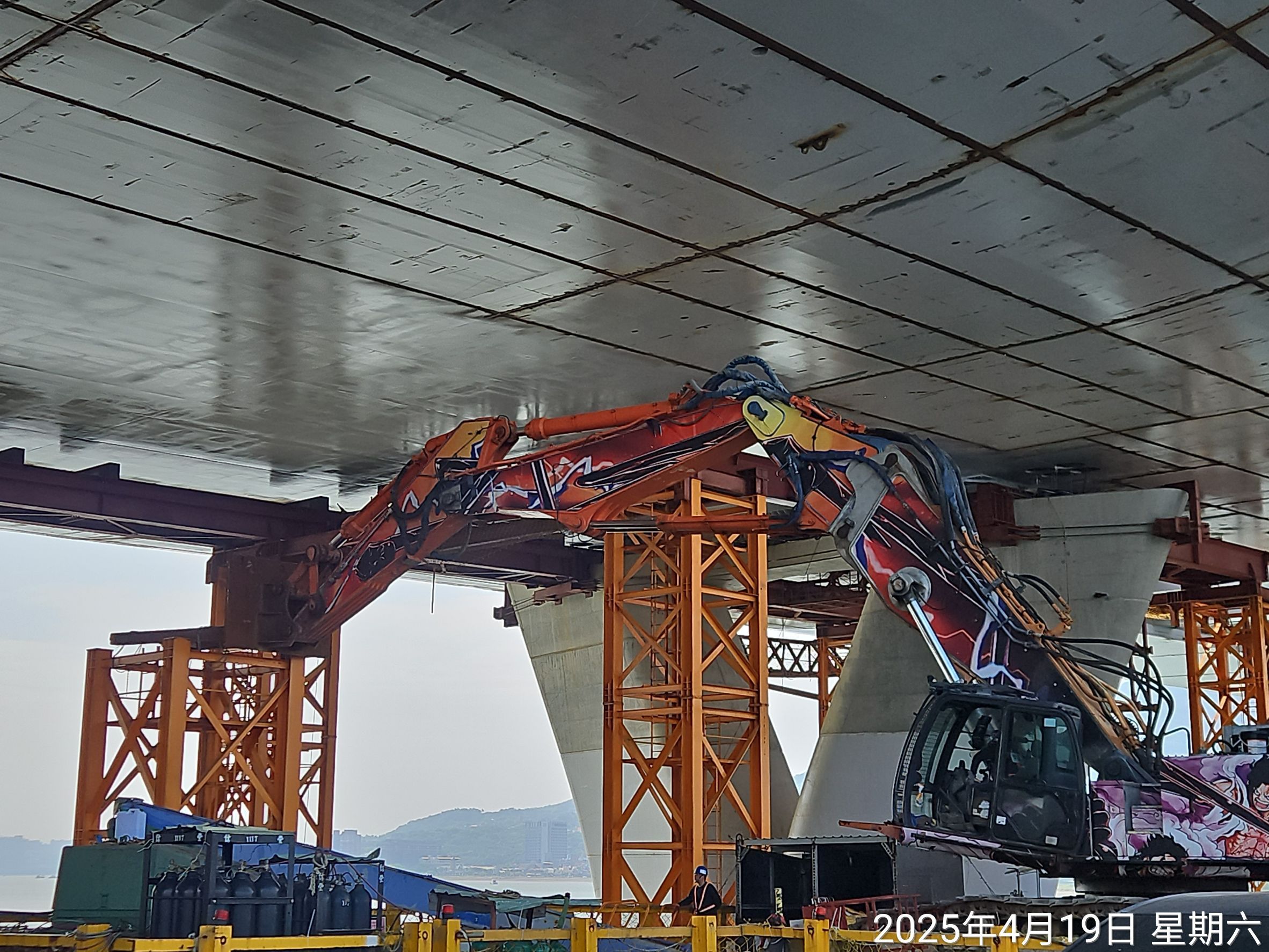 P140~150支撐架拆除