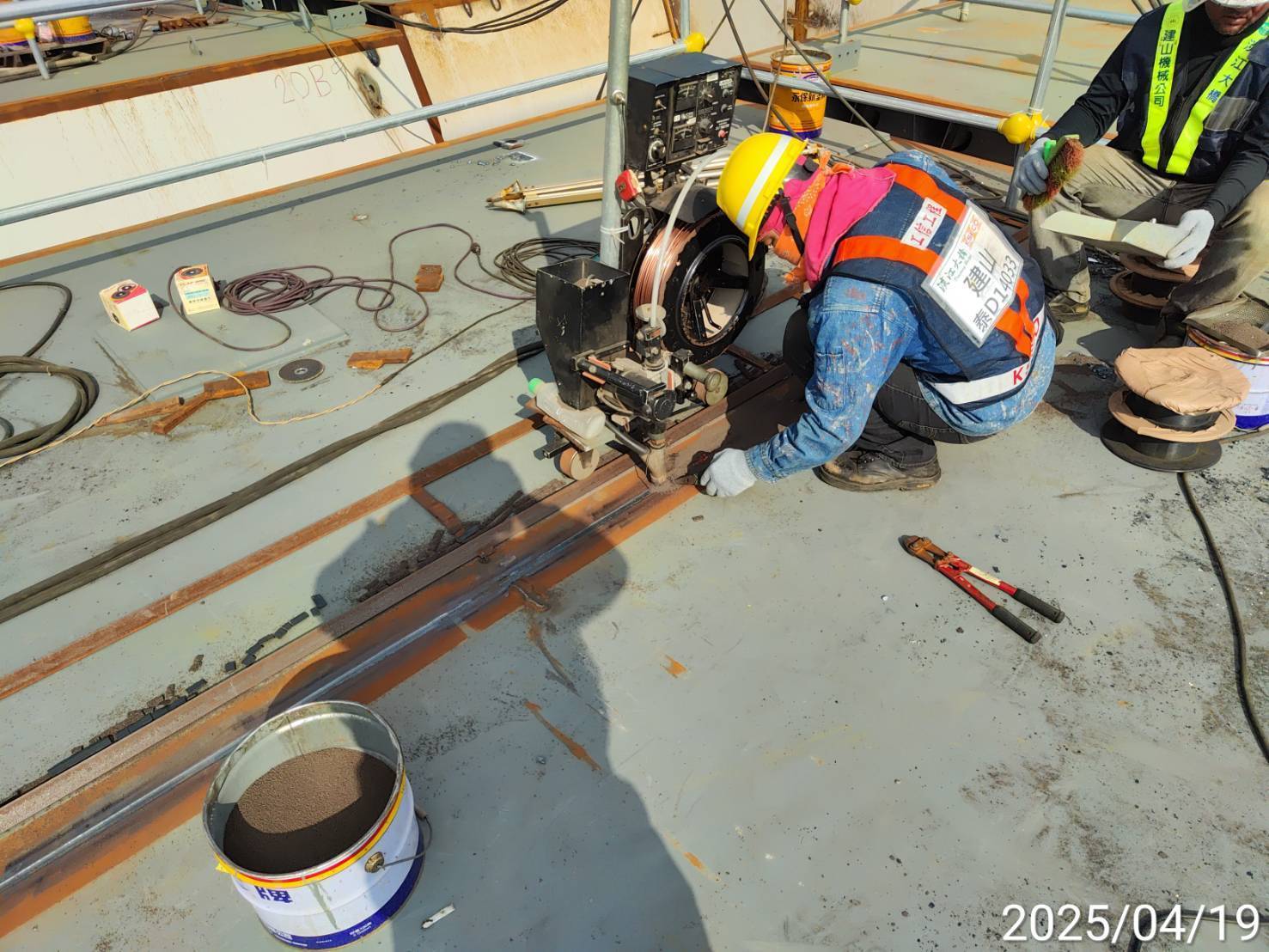 20B節塊第1階段電銲