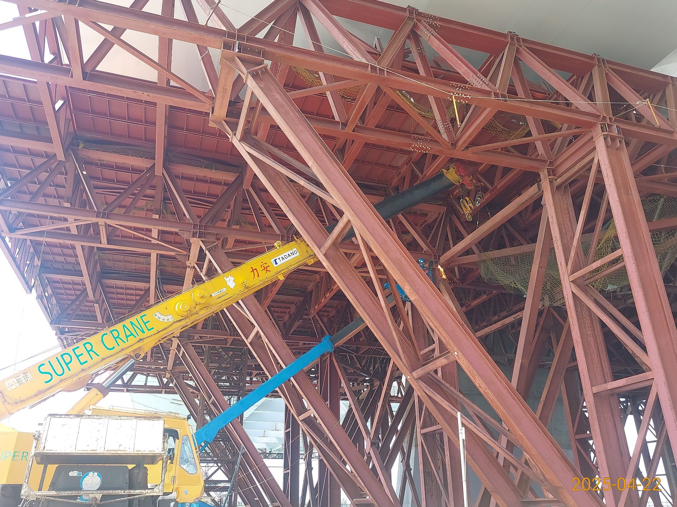 BOT節塊-施工構台拆除