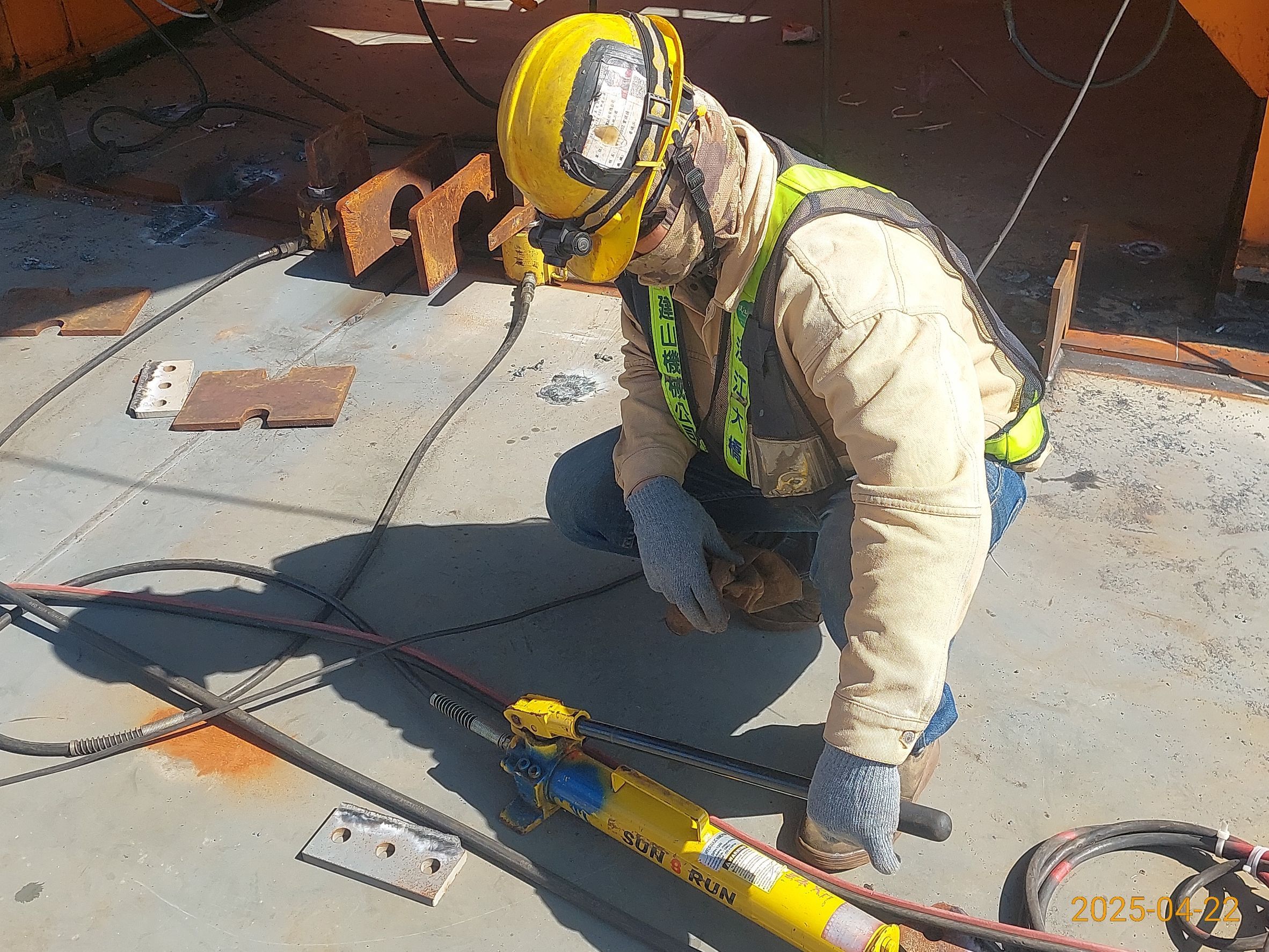 U10節塊HFR油壓系統測試