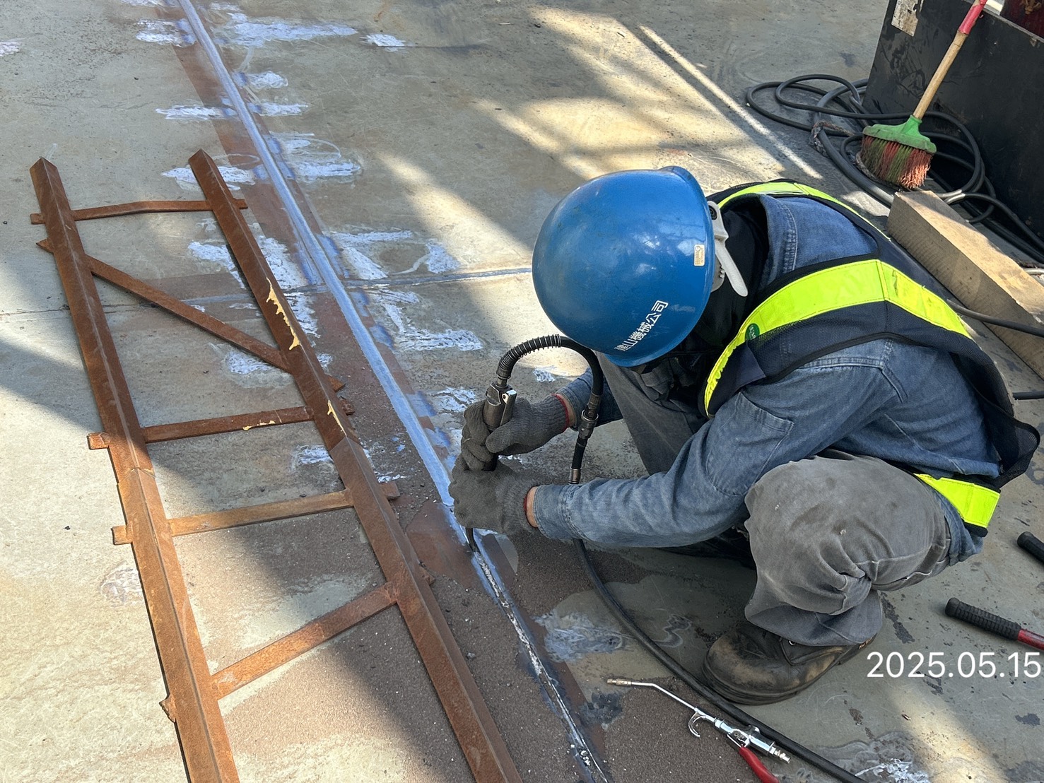 12B13B節塊端口研磨及電銲