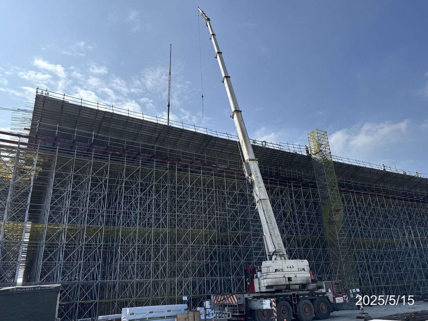 U4單元場撐鋼筋綁紮