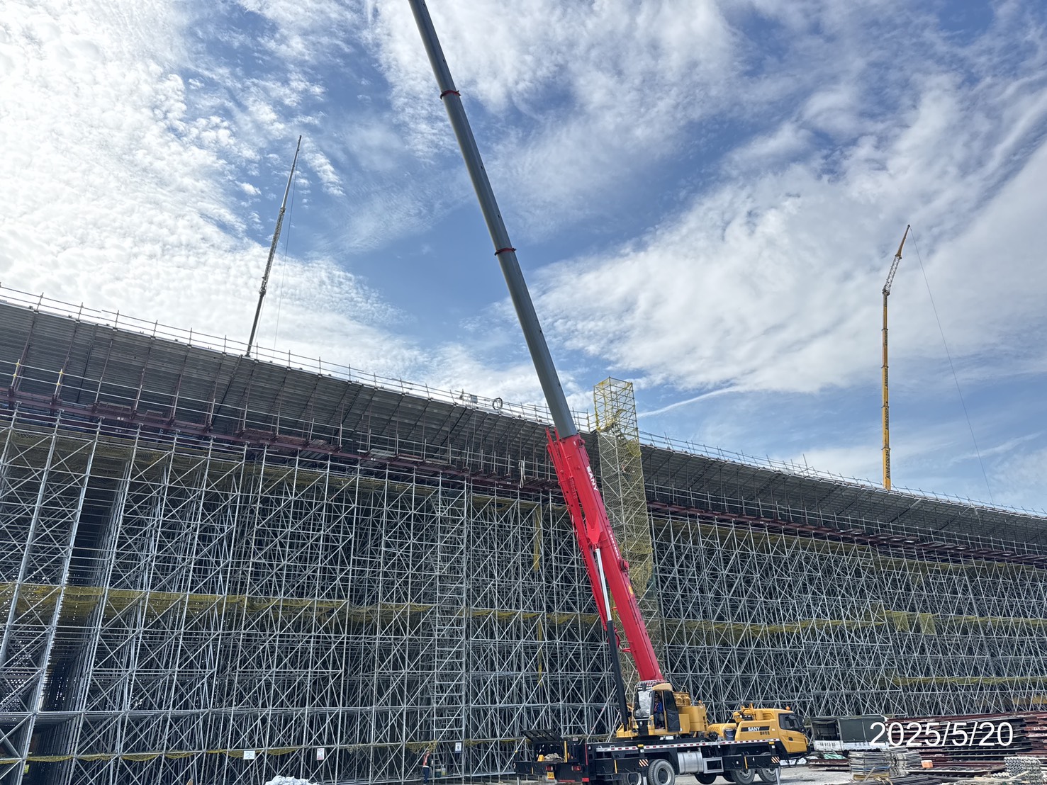 U4單元場撐第2階段底版鋼筋綁紮