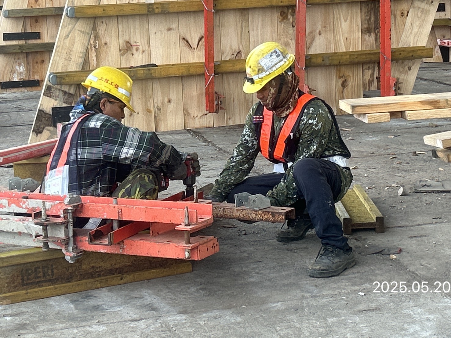 U50節塊施工平台製作