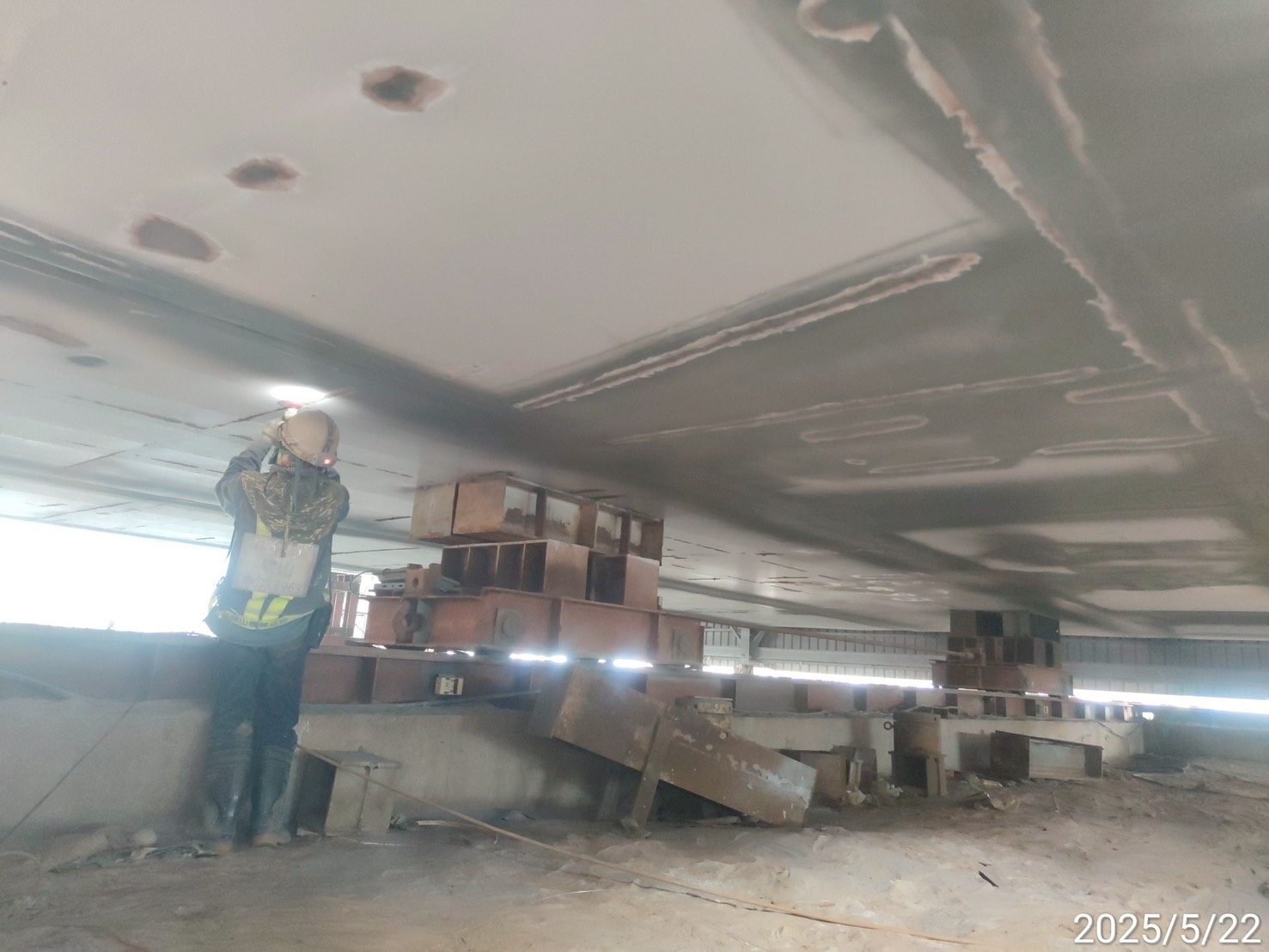 20B節塊塗裝作業