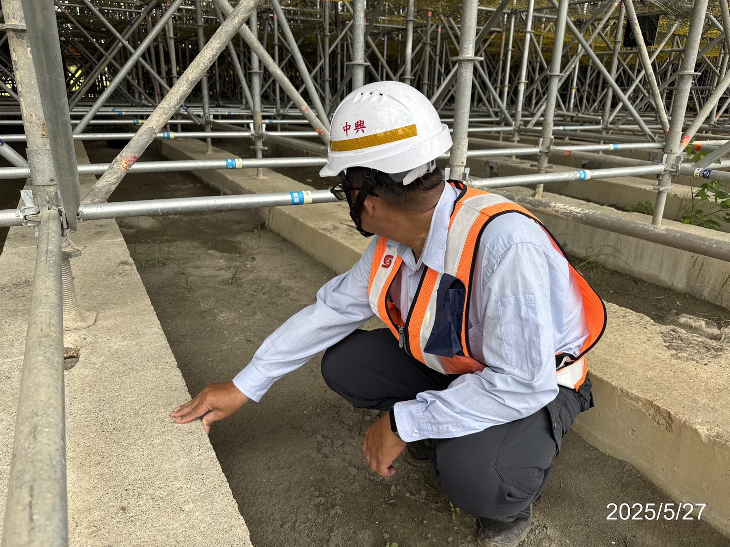 U4單元場撐第3階段支撐架組立