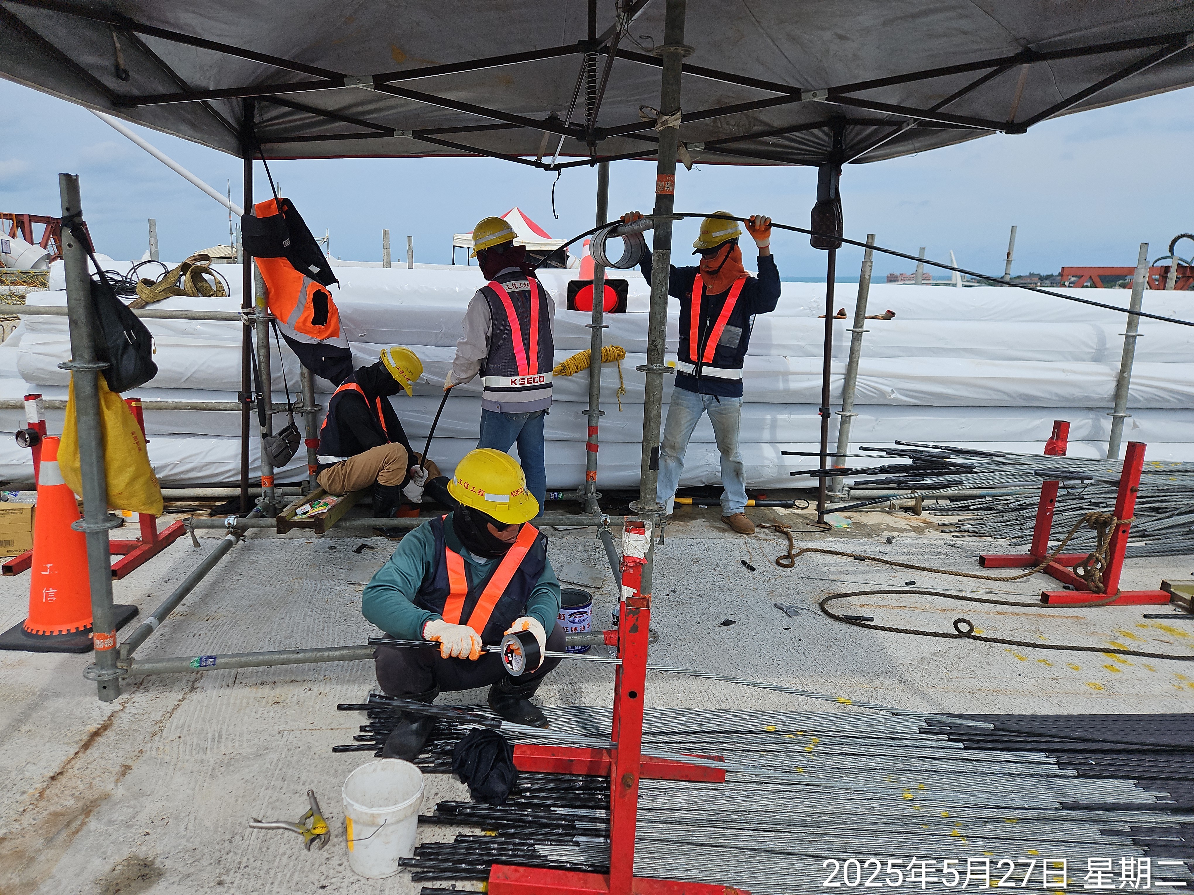 T12斜索前置作業