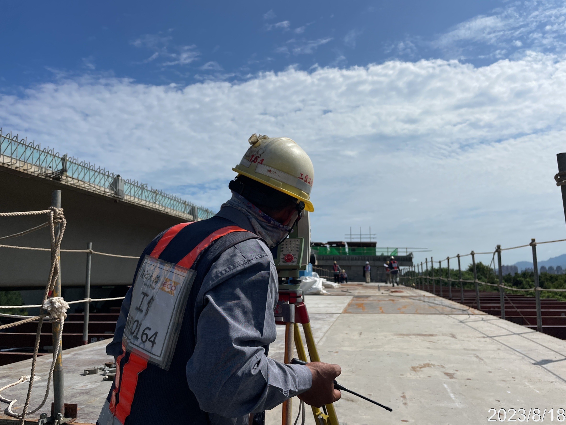 RR2-4場撐段底版鋼模檢測