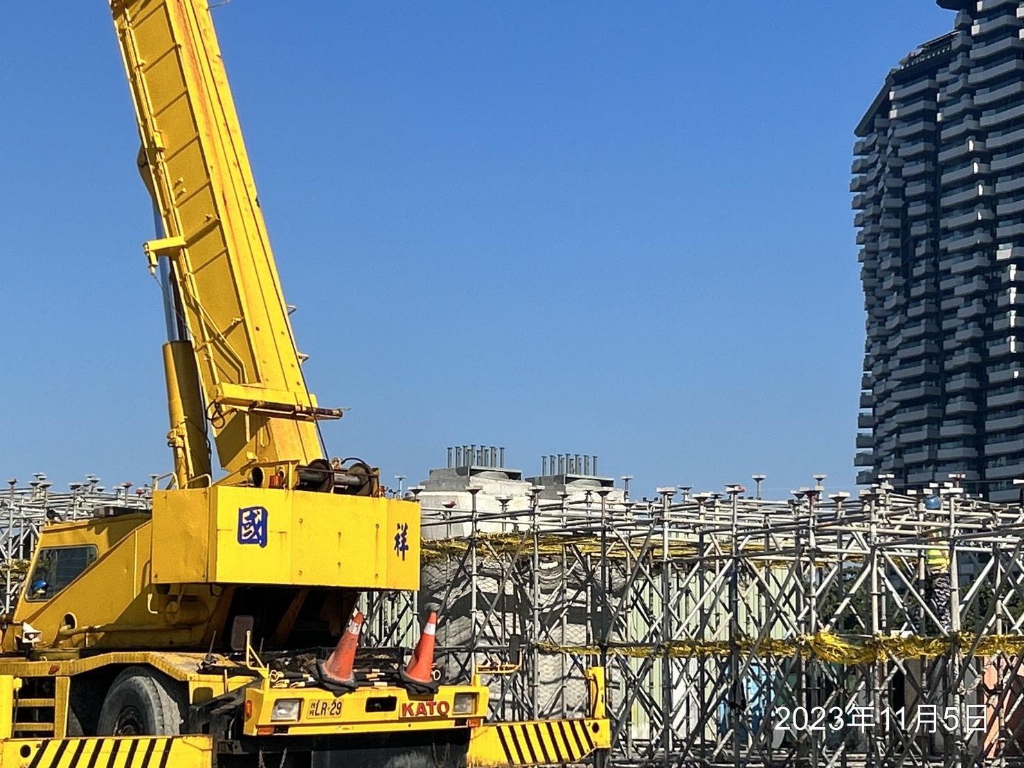 RR3B場撐段底模組立